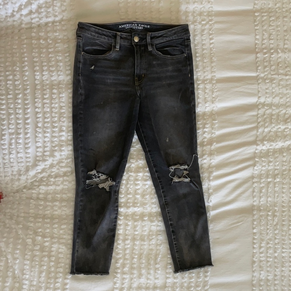 American Eagle High Rise Jegging Crop